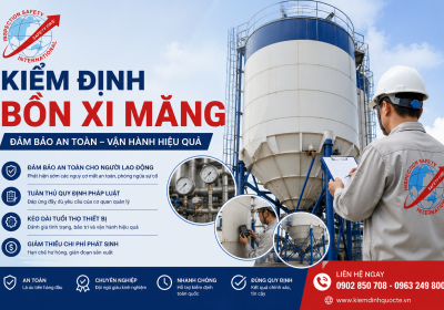 KIỂM ĐỊNH BỒN XI MĂNG: GIẢI PHÁP ĐẢM BẢO AN TOÀN VÀ TUÂN THỦ QUY ĐỊNH PHÁP LUẬT